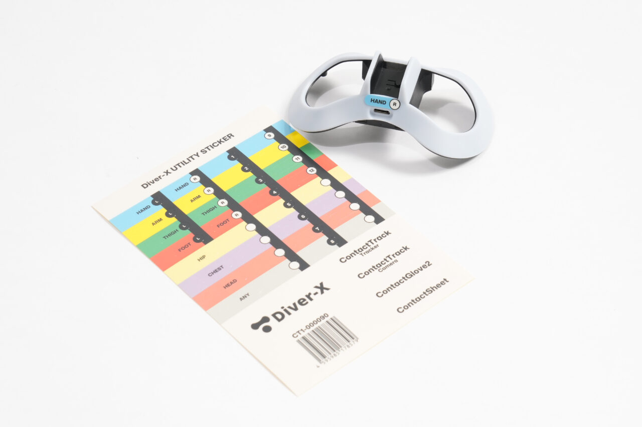 ContactTrackスターターキットに「Diver-X Utility Sticker」同梱開始！
